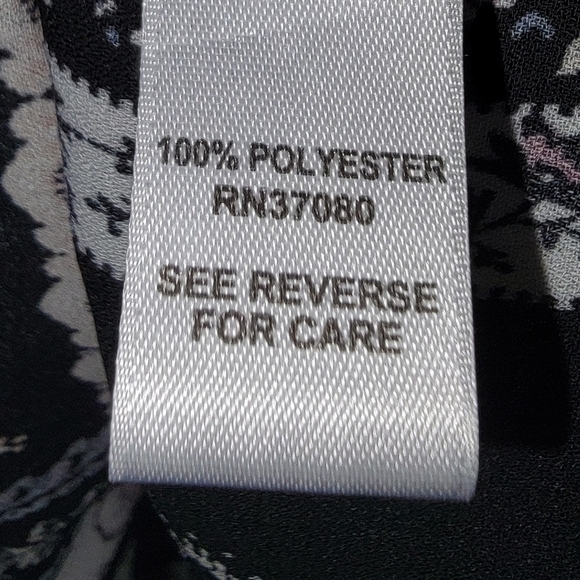 Cato black, white & pink cold shoulder blouse - Picture 8 of 11